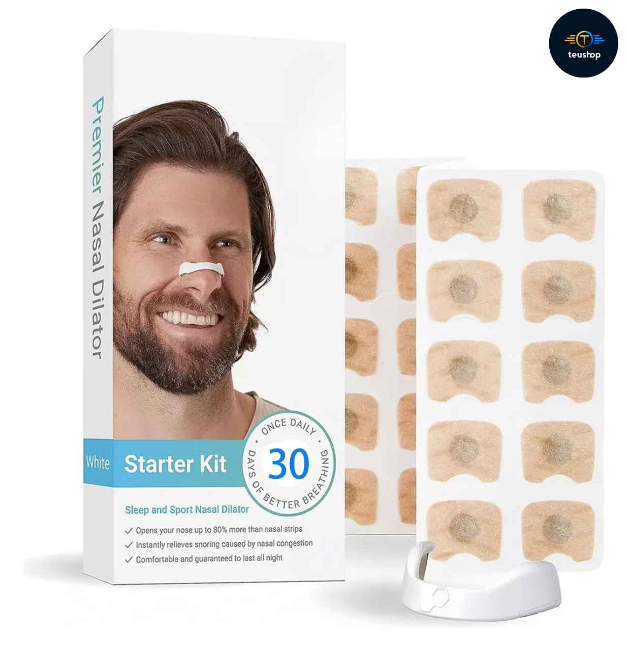 🌀 AirBreath – Kit Dilatador Nasal - Maximiza tu respiración ✨