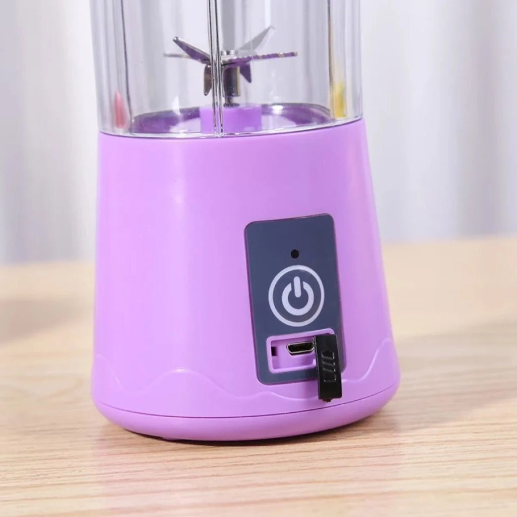 🍉 Licuadora Recargable USB Portátil Doble Cuchilla 🍒